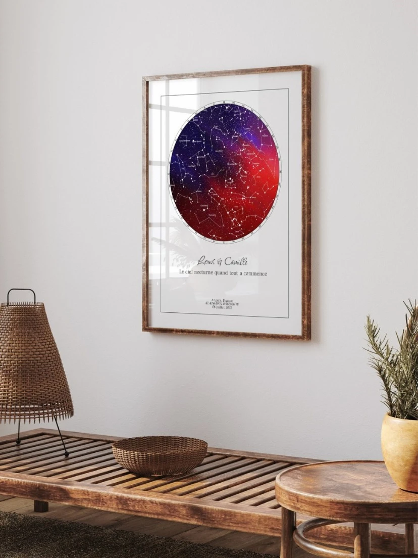 Découvrez les constellations présentes le jour de votre rencontre.